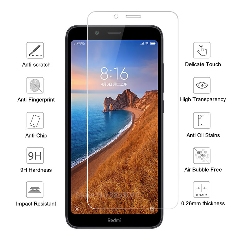 Bakeey-Anti-explosion-HD-Clear-Tempered-Glass-Screen-Protector-for-Xiaomi-Redmi-7A-1527855-1